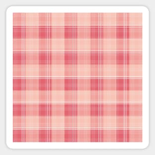 Checkered Plaid. Tartan Sticker